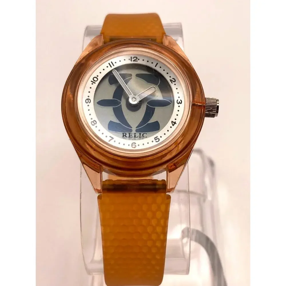 Relic ZR90580 Womens Analog Digital Watch 32mm -Fresh Battery-Seconds In Digital - Picture 2 of 11